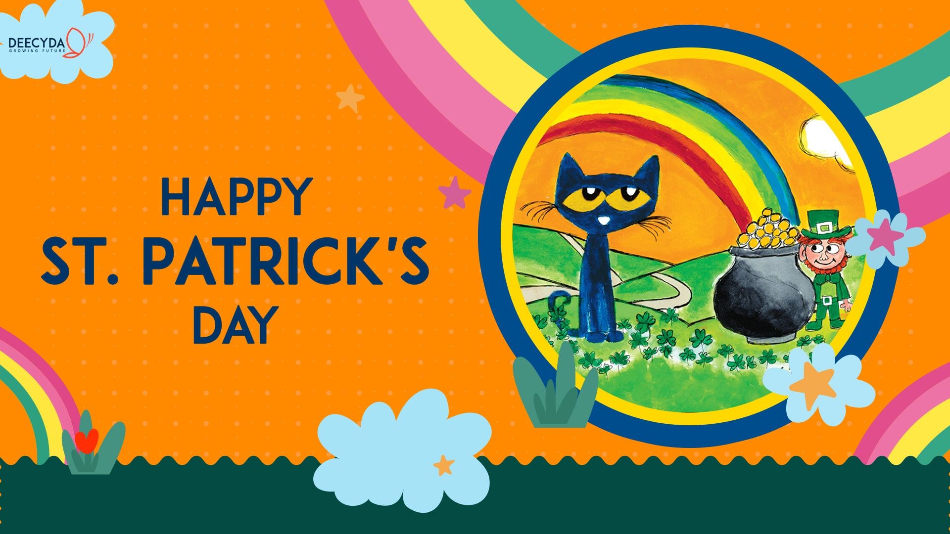 Pete the Cat (The Great Leprechaun Chase) | ST. Patrick's day