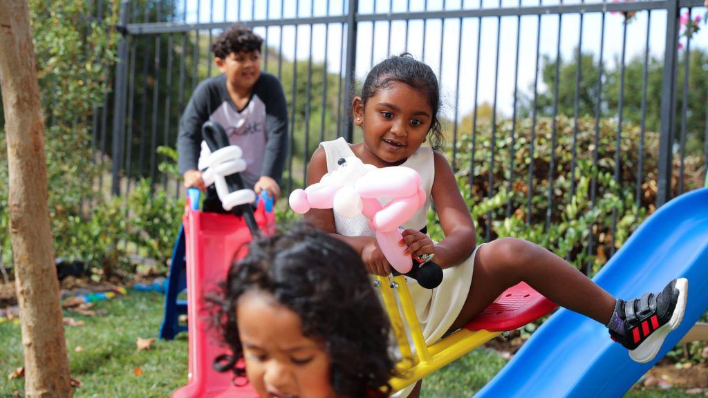 Children are playing at DeeCyDa Daycares