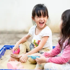 Children participate in fun and educational fall activities at Deecyda Daycare, like leaf collecting and pumpkin painting.