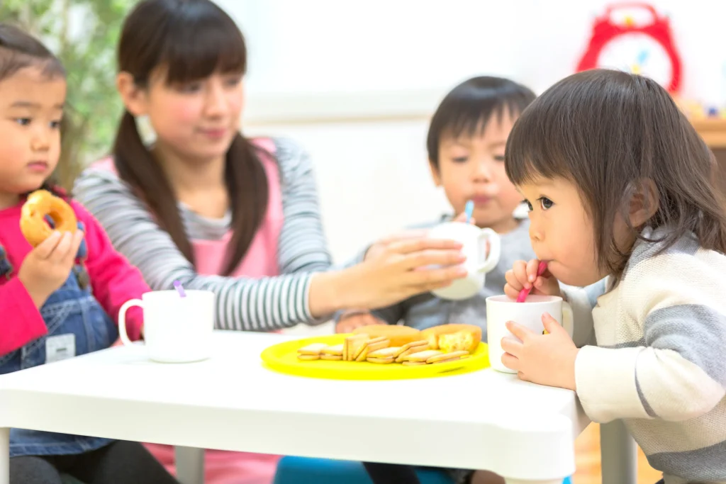 kids food in daycare
