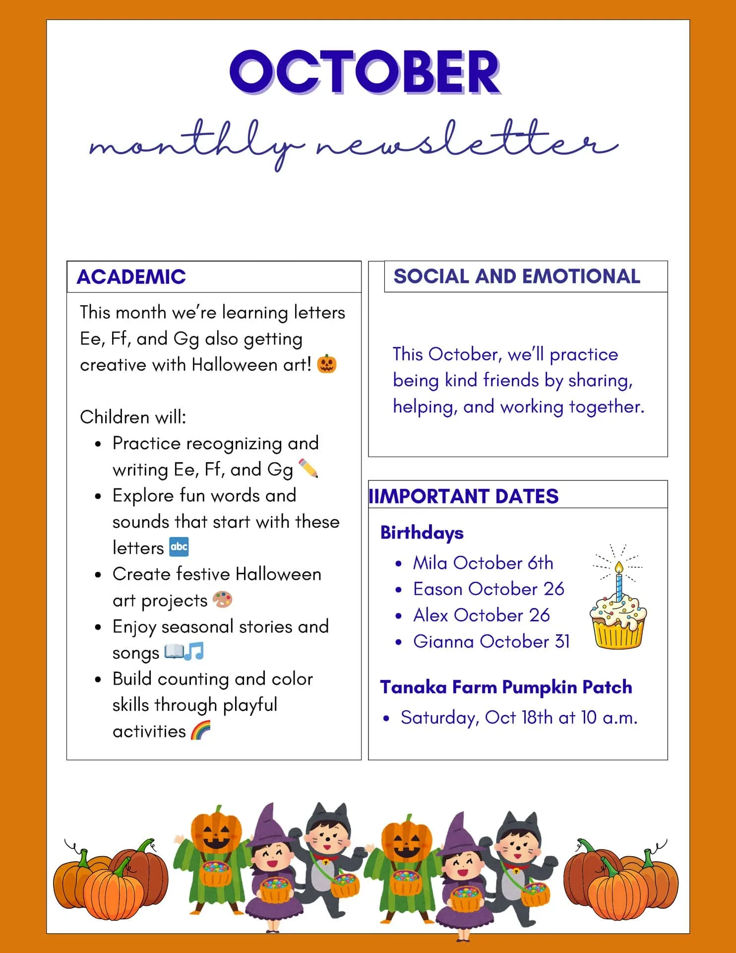 Printables 3 October Newsletter